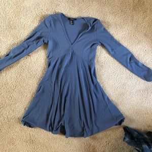 Blue babydoll dress